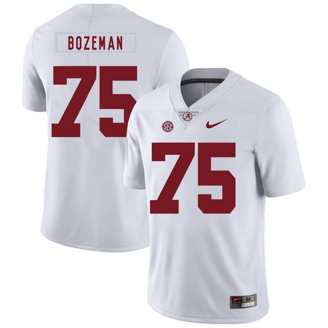 Bradley Bozeman Alabama Crimson Tide Football Jersey 2019-White