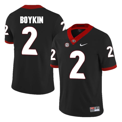 Brandon Boykin Georgia Bulldogs Football Jersey 2019 Black