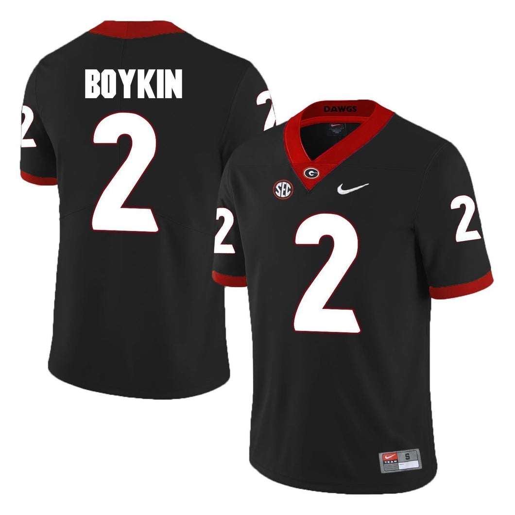 Brandon Boykin Georgia Bulldogs Football Jersey 2019 Black