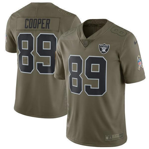 Amari Cooper Oakland Raiders Salute To Service Limited Jersey 2019 - Olive