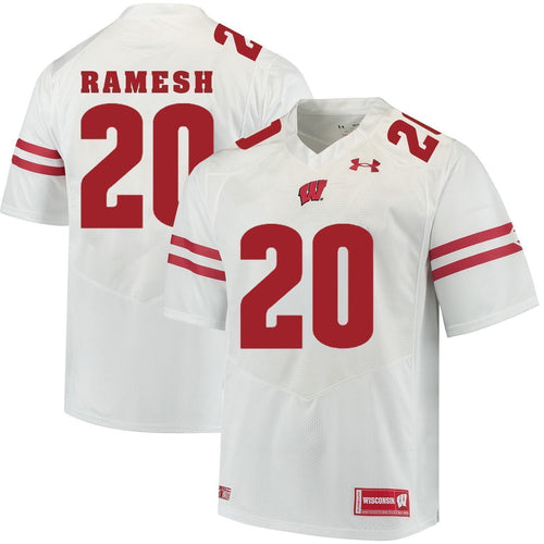 Austin Ramesh Wisconsin Badgers Football Jersey 2019 White