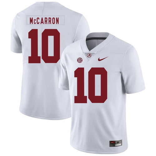 A.J McCarron Alabama Crimson Tide Football Jersey 2019 White