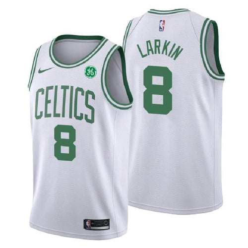 Boston Celtics #8 Shane Larkin Association White Swingman Jersey 2019