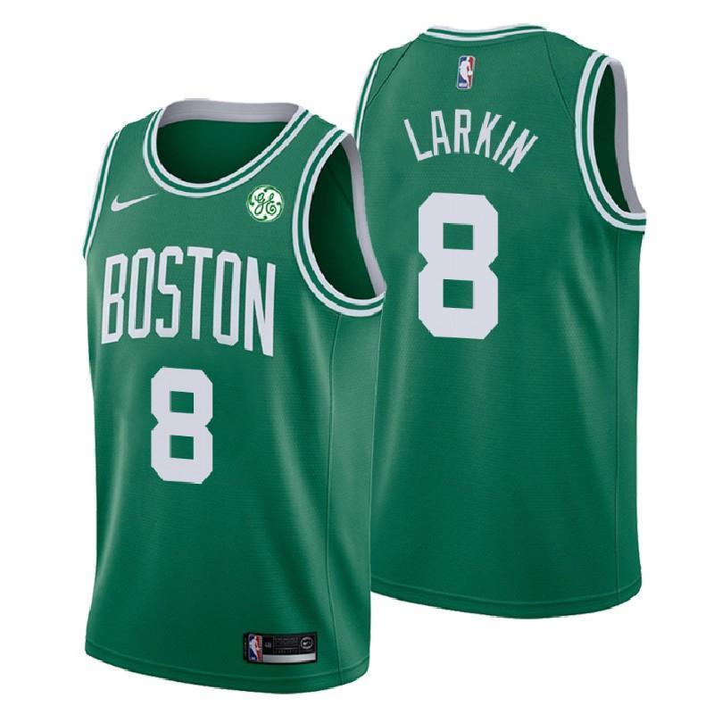 Boston Celtics #8 Shane Larkin Icon Green Swingman Jersey 2019