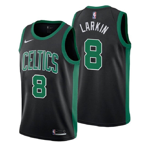 Boston Celtics #8 Shane Larkin Statement Black Swingman Jersey 2019