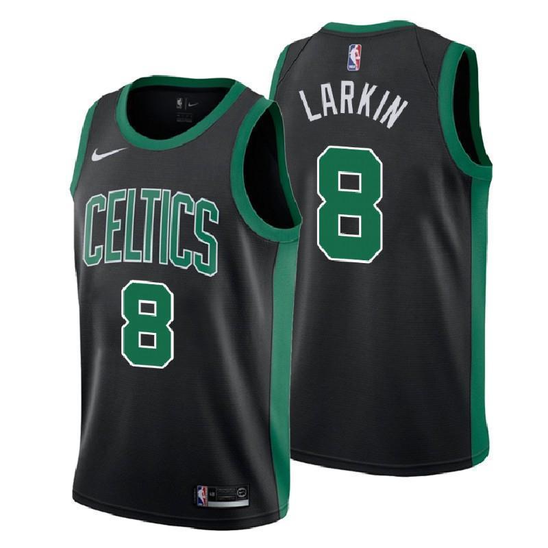 Boston Celtics #8 Shane Larkin Statement Black Swingman Jersey 2019