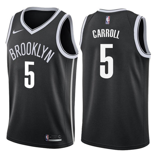 Brooklyn Nets #5 DeMarre Carroll Icon Black Swingman Jersey 2019