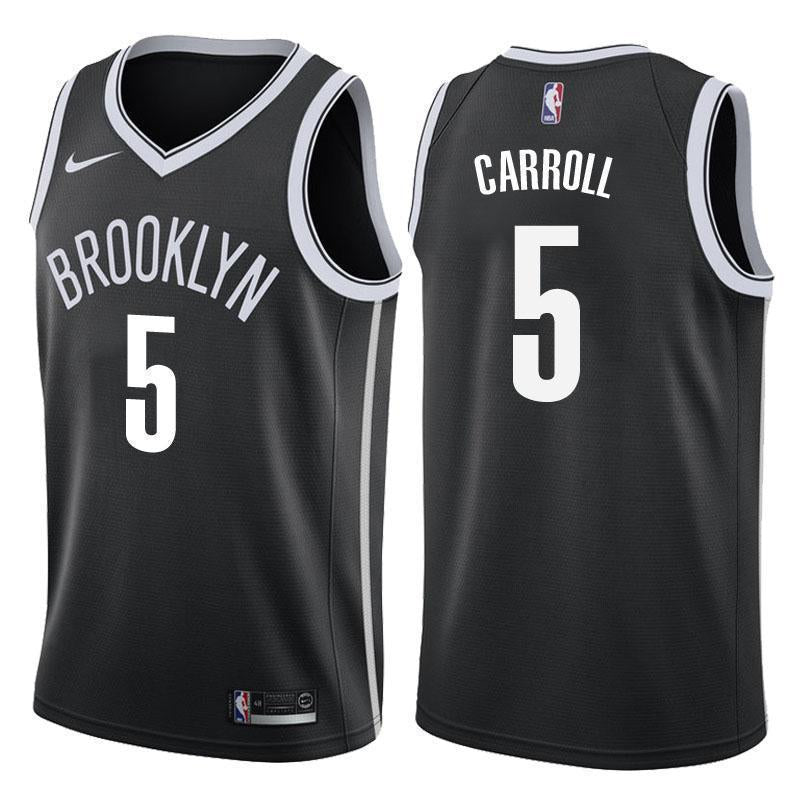 Brooklyn Nets #5 DeMarre Carroll Icon Black Swingman Jersey 2019