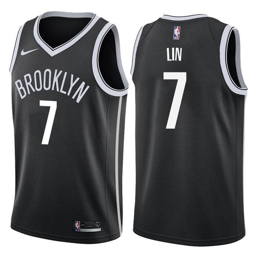 Brooklyn Nets #7 Jeremy Lin Icon Black Swingman Jersey 2019