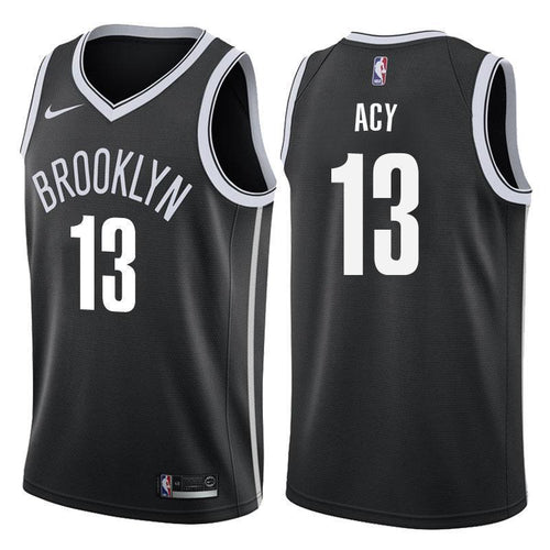 Brooklyn Nets #13 Quincy Acy Icon Black Swingman Jersey 2019