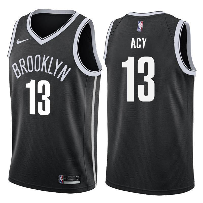Brooklyn Nets #13 Quincy Acy Icon Black Swingman Jersey 2019