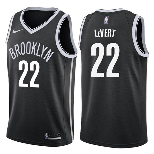 Brooklyn Nets #22 Caris LeVert Icon Black Swingman Jersey 2019