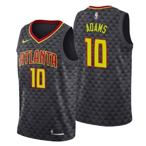 Atlanta Hawks #10 Jaylen Adams Icon Black Swingman Jersey 2019