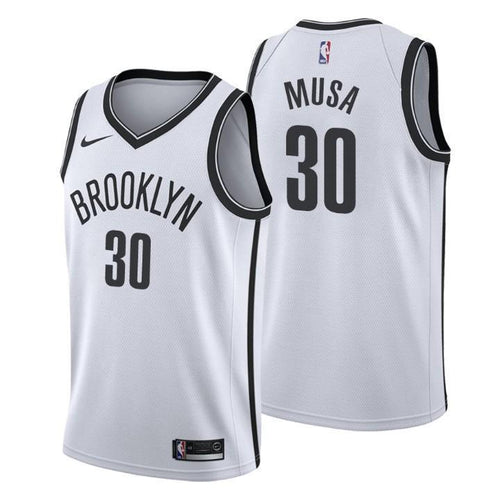 Brooklyn Nets #30 Dzanan Musa Association White Swingman Jersey 2019