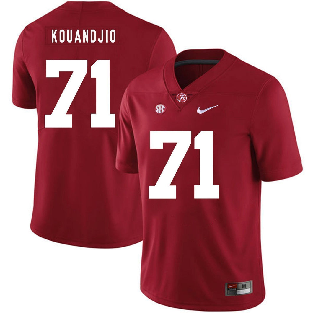 Arie Kouandjio Alabama Crimson Tide Football Jersey 2019-Red
