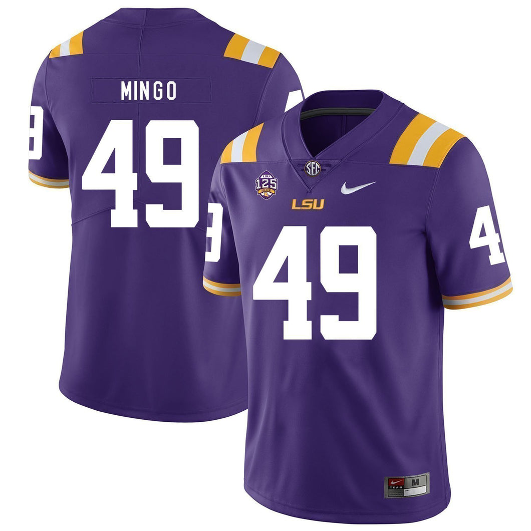 Barkevious Mingo LSU Tigers Football Jersey 2019 - Purple