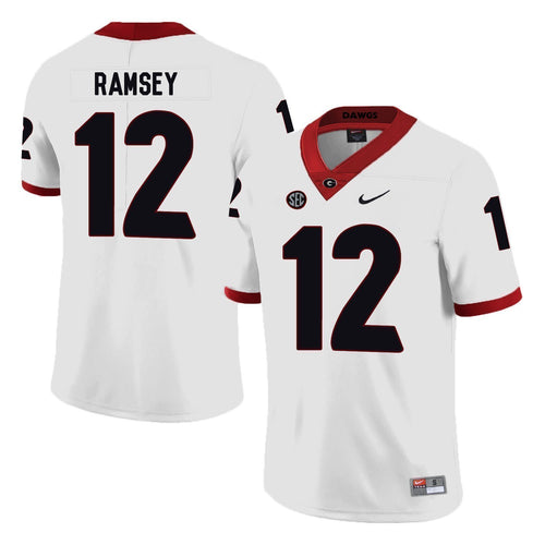Brice Ramsey Georgia Bulldogs Football Jersey 2019 White