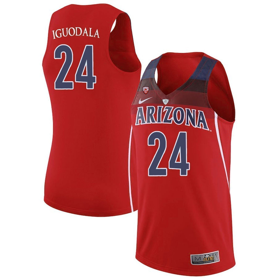 Andre Iguodala Arizona Wildcats Basketball Jersey 2019-Red