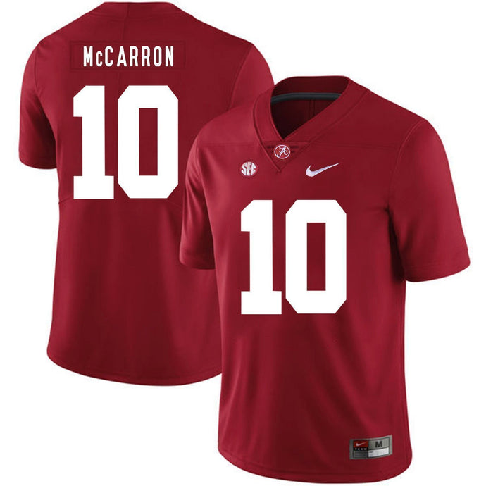 A.J McCarron Alabama Crimson Tide Football Jersey 2019 Red