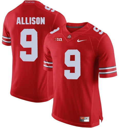 Allison #9 Ohio State Buckeyes Football Jersey 2019 - Red