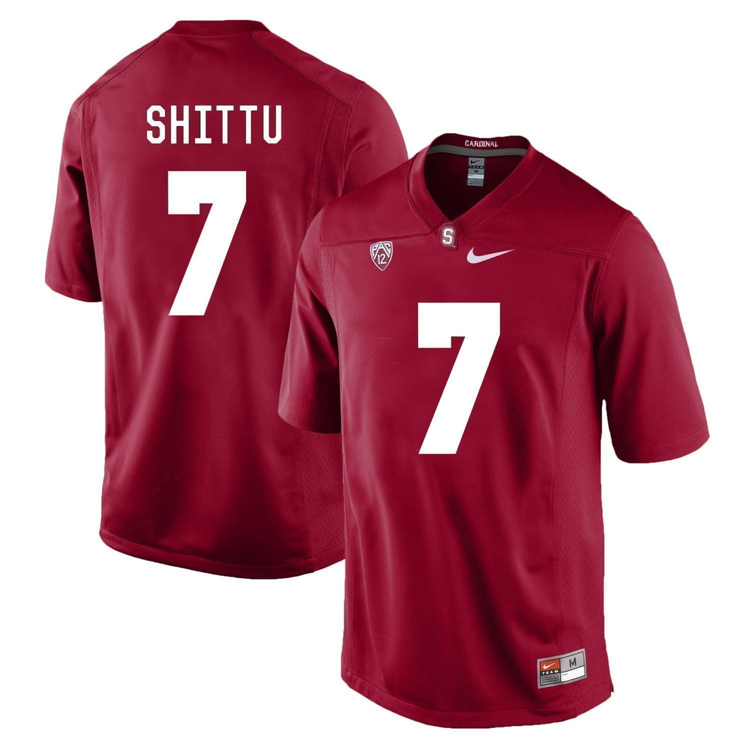 Aziz Shittu Stanford Cardinal Football Jersey 2019 - Red