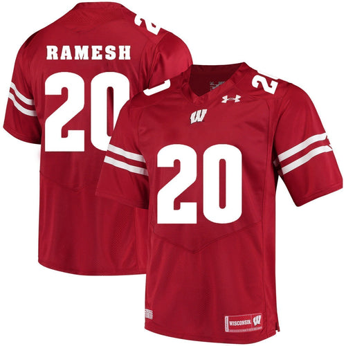 Austin Ramesh Wisconsin Badgers Football Jersey 2019 Red