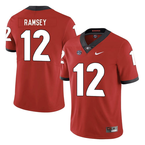 Brice Ramsey Georgia Bulldogs Football Jersey 2019 Red