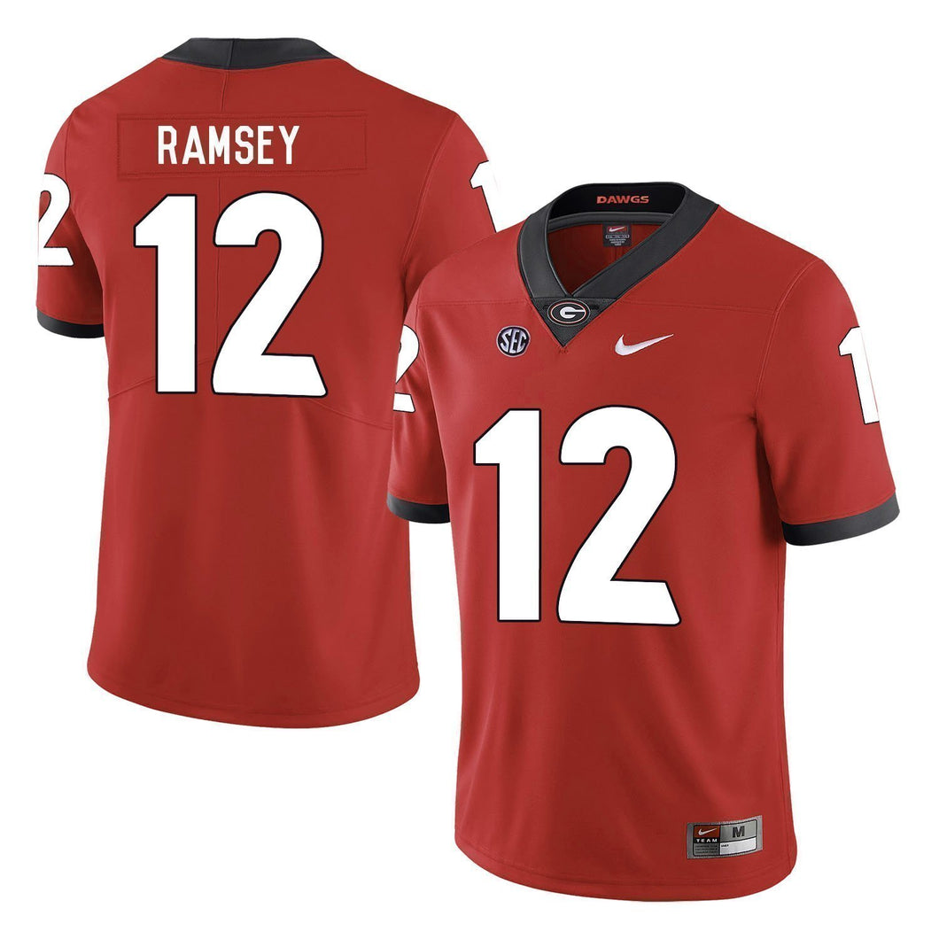 Brice Ramsey Georgia Bulldogs Football Jersey 2019 Red