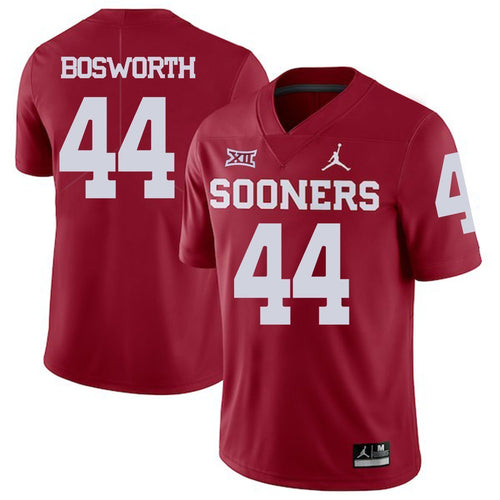 Brian Bosworth Oklahoma Sooners Jordan Football Jersey 2019 - Red
