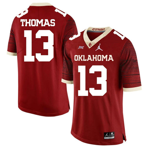 Ahmad Thomas Oklahoma Sooners Jordan Football Jersey 2019 - Crimson