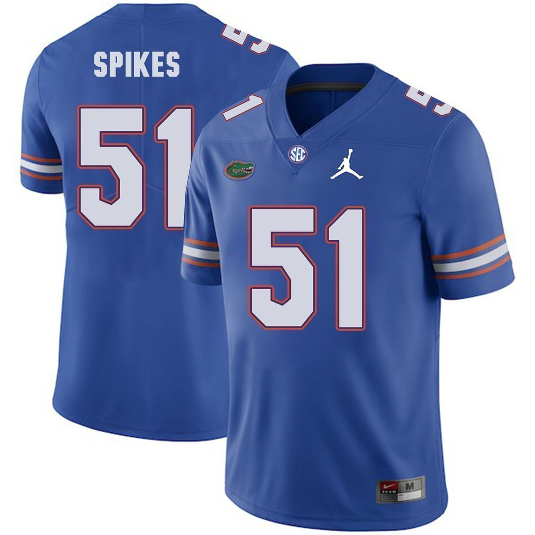 Brandon Spikes Florida Gators Football Jersey 2019 - Blue