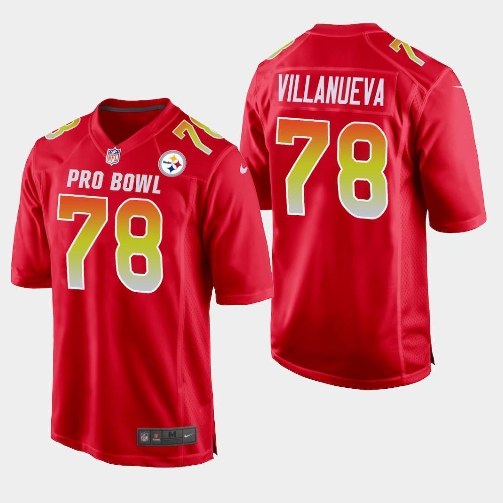 Alejandro Villanueva Piitsburgh Steelers AFC 2019 Pro Bowl Game Jersey 2019