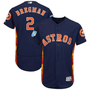 Alex Bregman Houston Astros 2019 Spring Training Baseball Player Jersey 2019