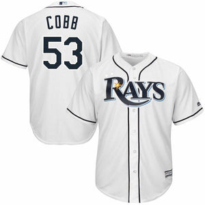 Alex Cobb Tampa Bay Rays Baseball Player Jersey 2019