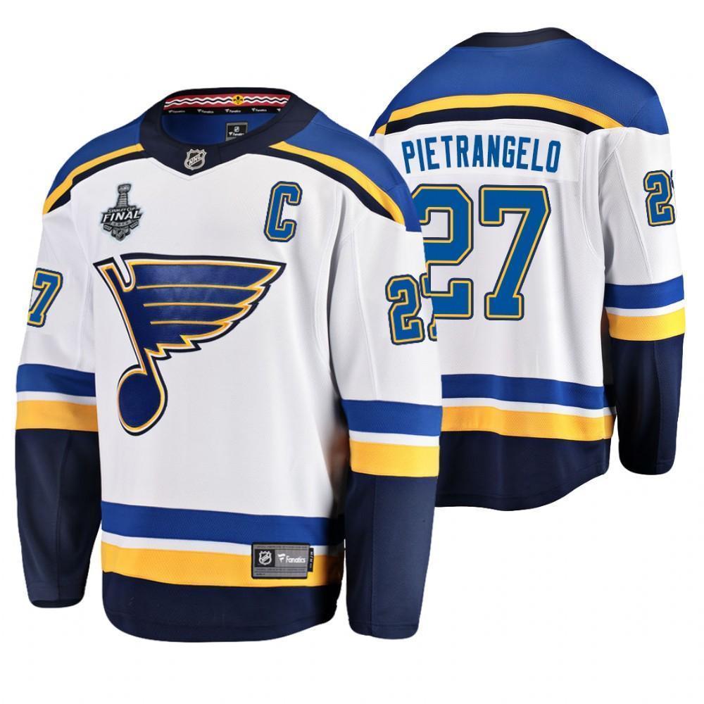 Alex Pietrangelo St. Louis Blues 2019 Stanley Cup Player Swingman Jersey 2019 - White