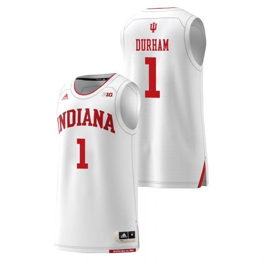 Aljami Durham Indiana Hoosiers Basketball Jersey 2019 - White