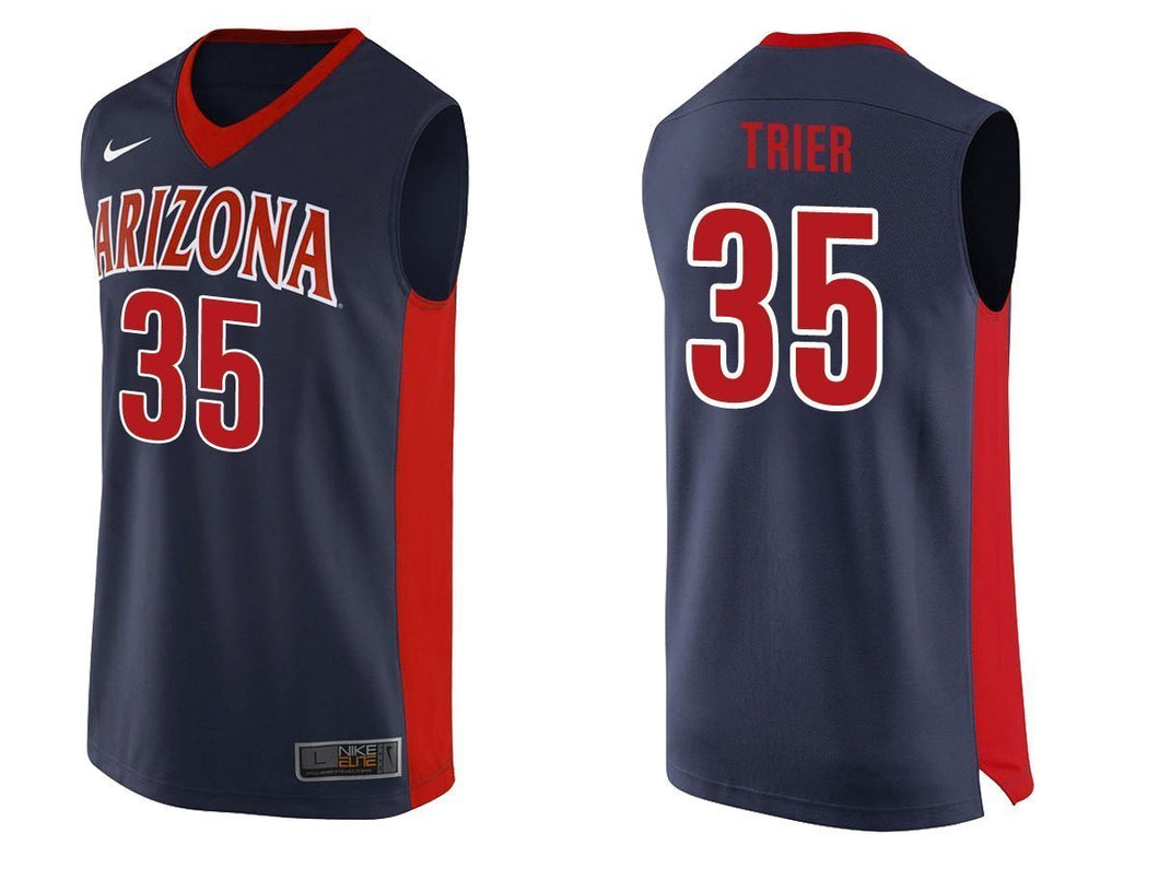 Allonzo Trier Arizona Wildcats Basketball Jersey 2019 - Dark Blue