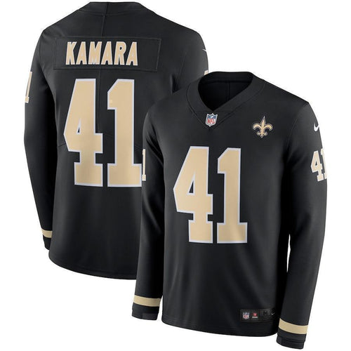 Alvin Kamara New Orleans Saints Therma Long Sleeve Jersey 2019