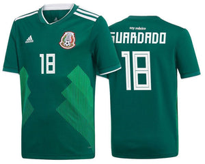 Andrés Guardado Mexico Home Jersey 2019 World Cup 2018