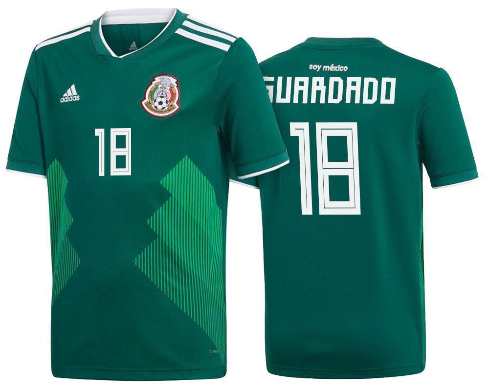 Andrés Guardado Mexico Home Jersey 2019 World Cup 2018