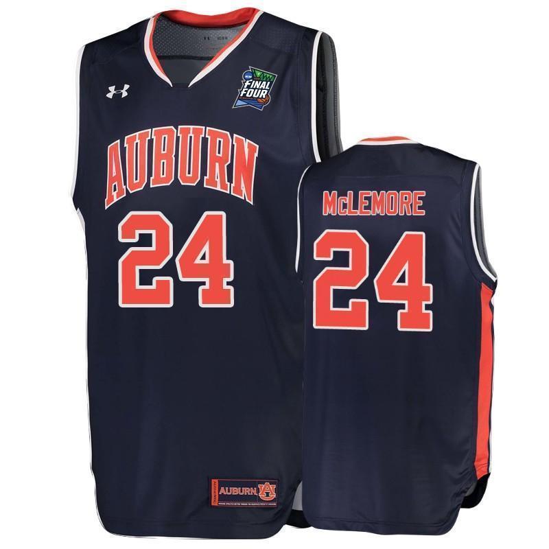 Anfernee McLemore Auburn Tigers 2019 Final Four Basketball Jersey 2019 - Navy