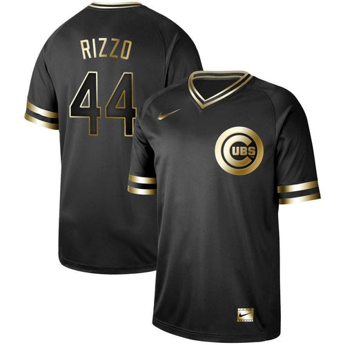 Anthony Rizzo Chicago Cubs New Arrival 2019 Baseball Player Black Golden Jersey 2019