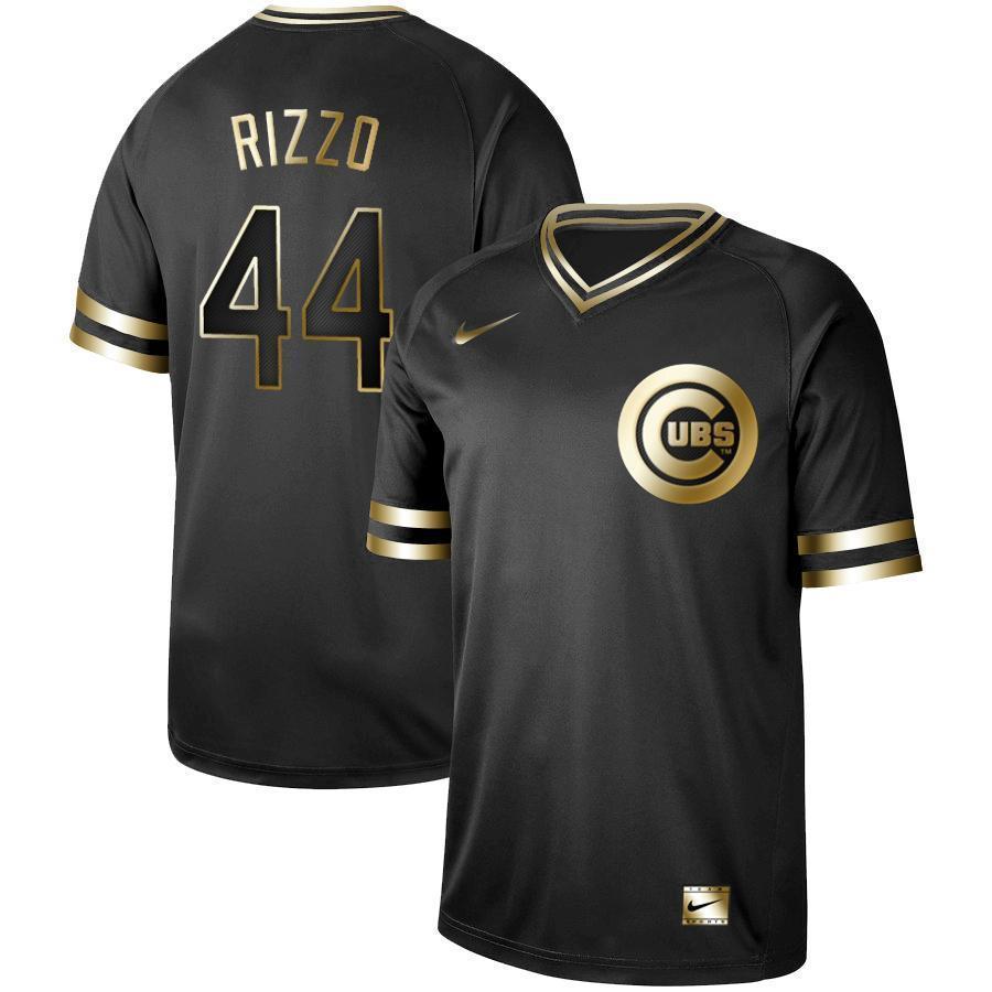 Anthony Rizzo Chicago Cubs New Arrival 2019 Baseball Player Black Golden Jersey 2019