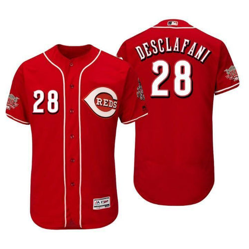 Anthony DeSclafani Cincinnati Reds 150th Anniversary Baseball Jersey 2019 - Scarlet