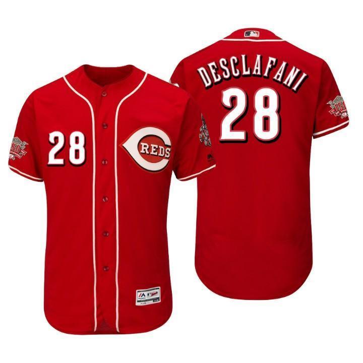 Anthony DeSclafani Cincinnati Reds 150th Anniversary Baseball Jersey 2019 - Scarlet