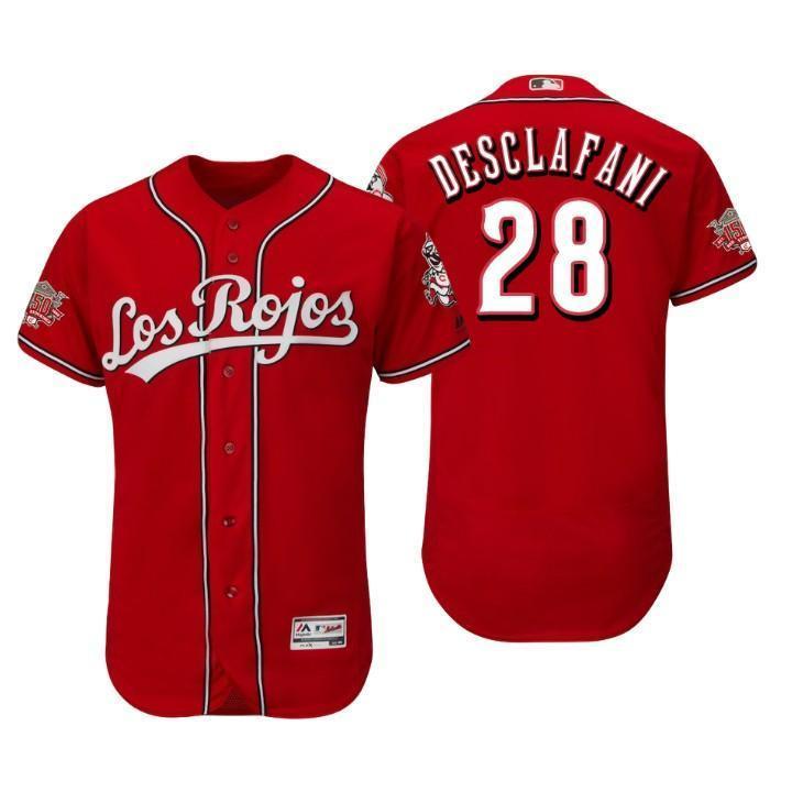 Anthony DeSclafani Cincinnati Reds 150th Anniversary Baseball Jersey 2019 - Red