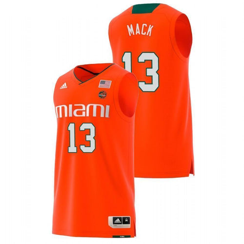 Anthony Mack Miami Hurricanes Basketball Jersey 2019 - Orange