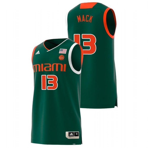 Anthony Mack Miami Hurricanes Basketball Jersey 2019 - Green