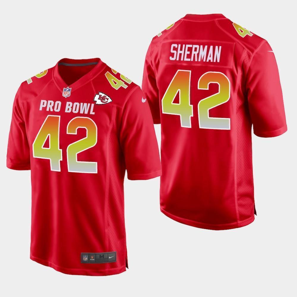 Anthony Sherman Kansas City Chiefs AFC 2019 Pro Bowl Game Jersey 2019