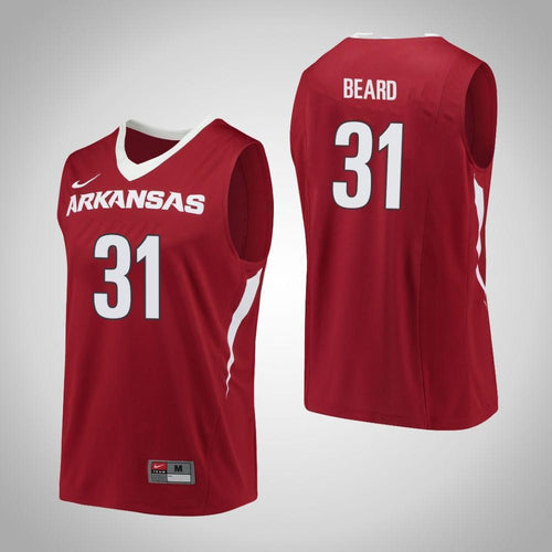 Anton Beard Arkansas Razorbacks Basketball Jersey 2019 - Red
